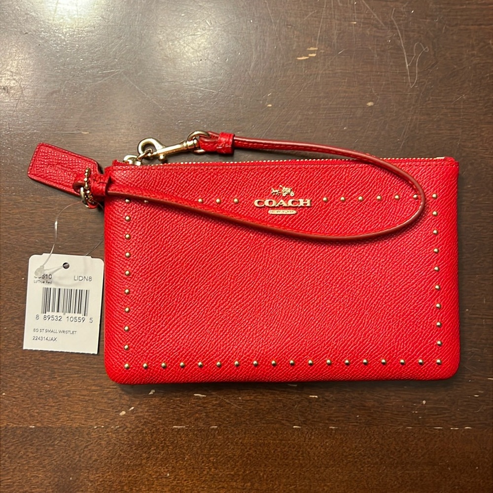 Coach small wristlet